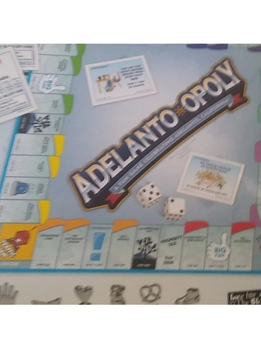Adelanto-Opoly Game celebrating Adelanto Southern California